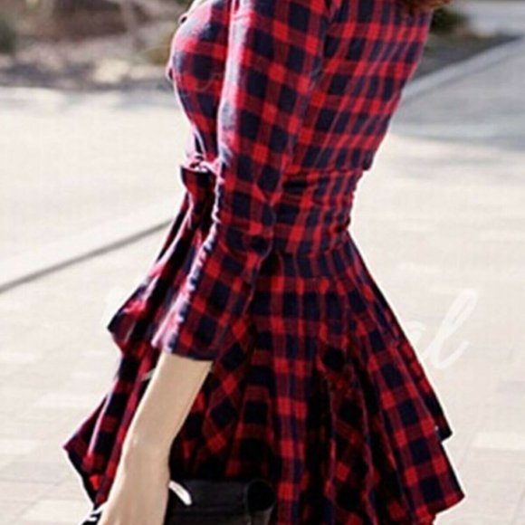 Md1 Collection Plaid Dress - Picture 2 of 4